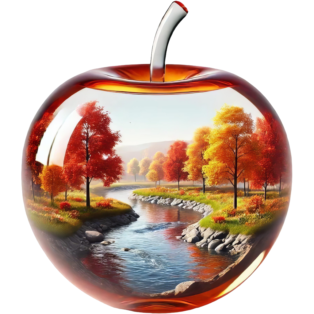 Autumn in an Apple Heat Transfer