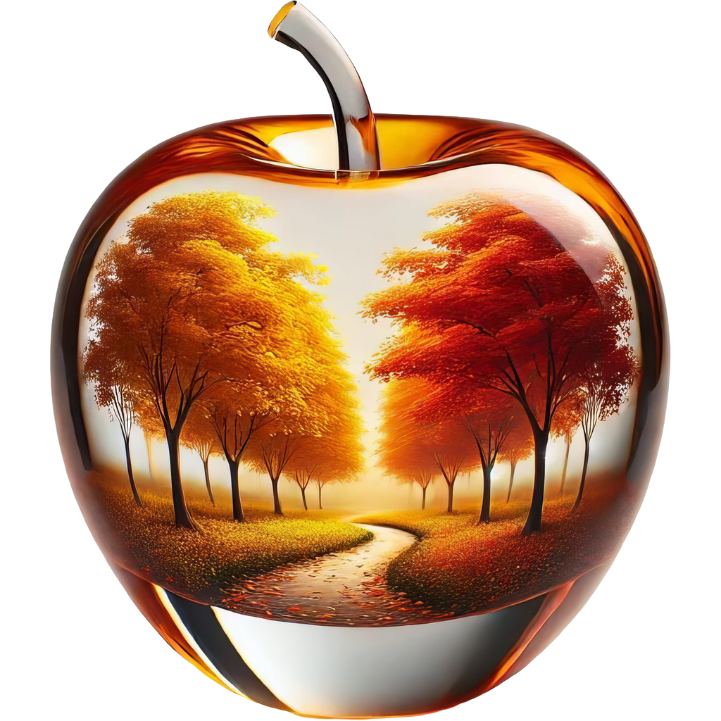 Autumn in an Apple Heat Transfer