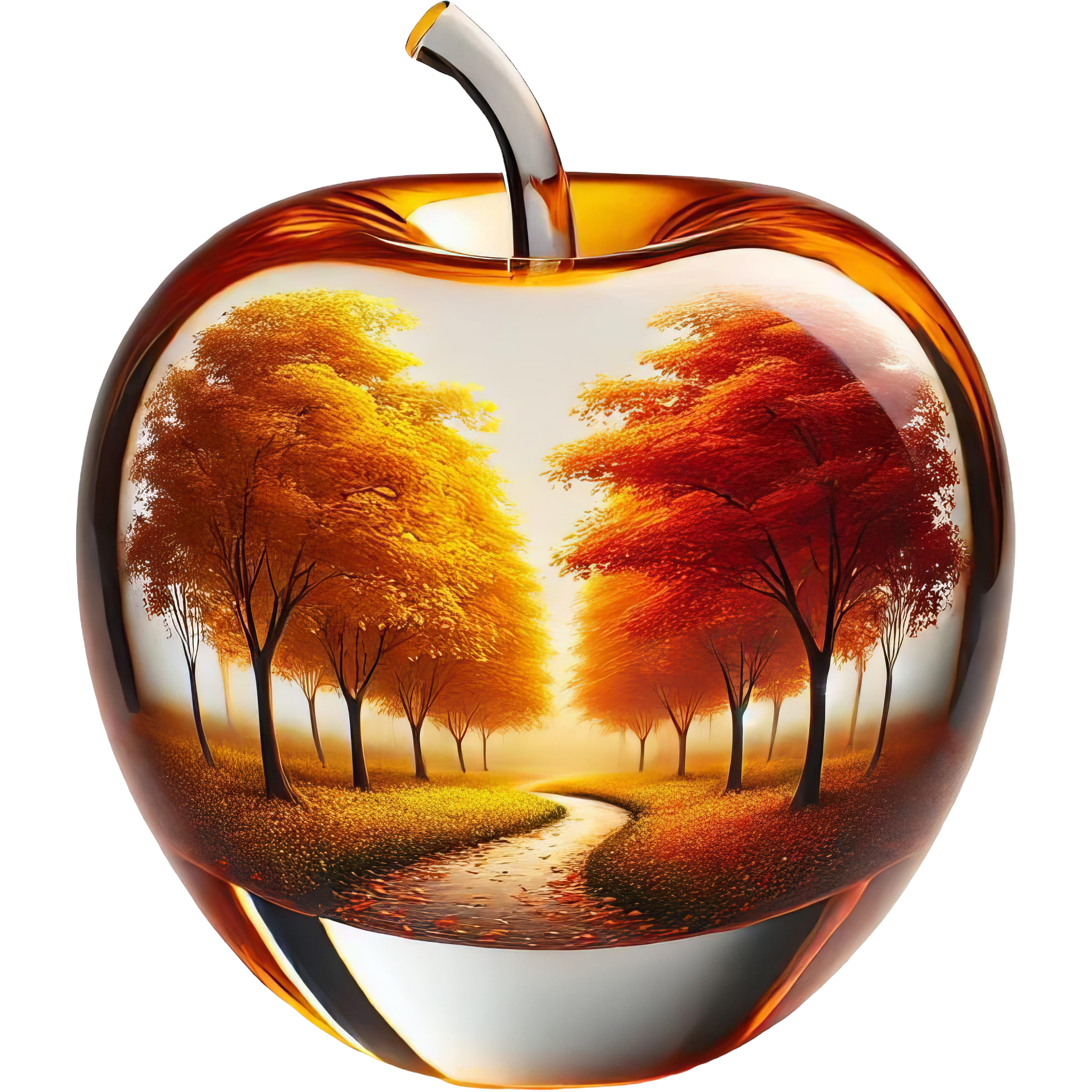 Autumn in an Apple Heat Transfer