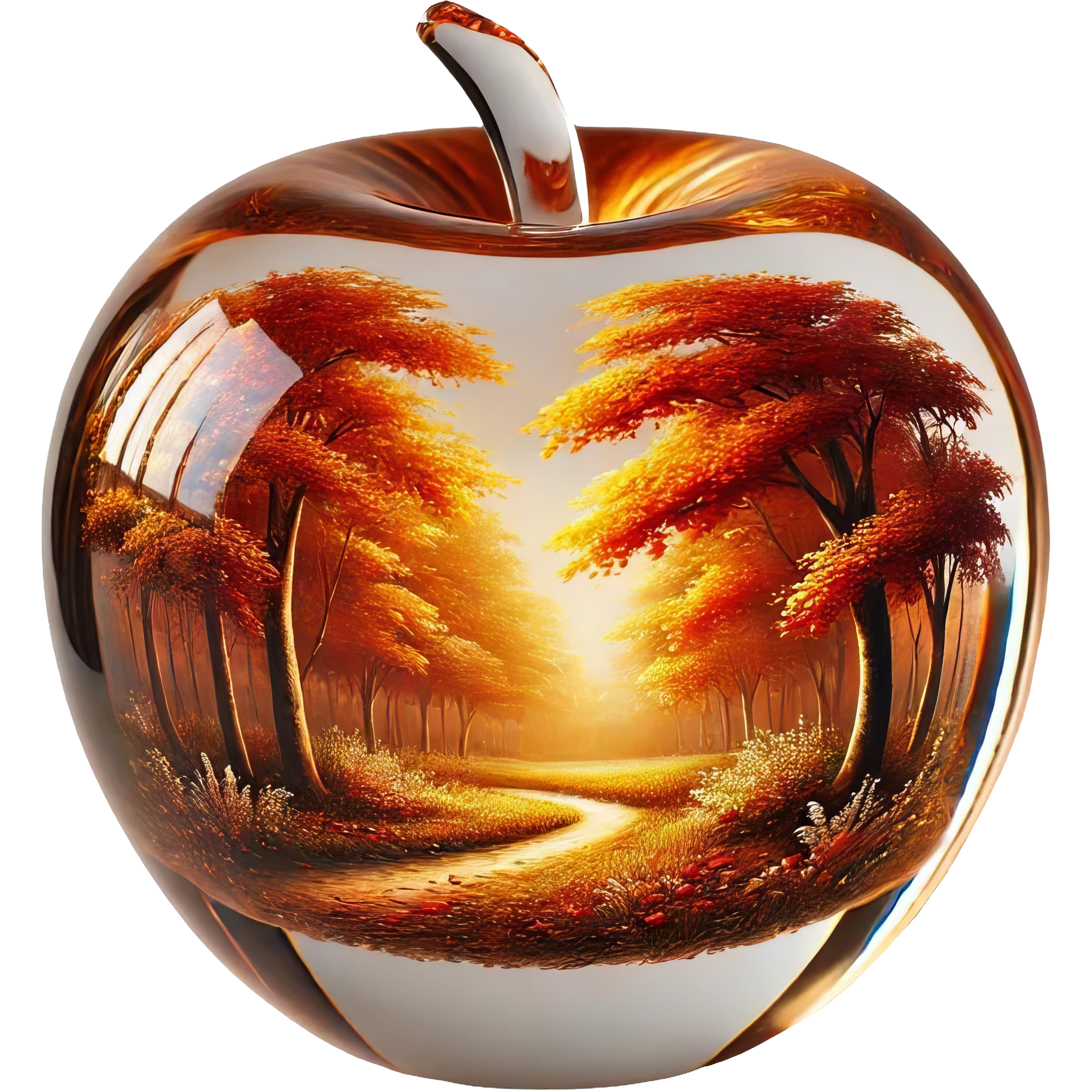 Autumn in an Apple Heat Transfer