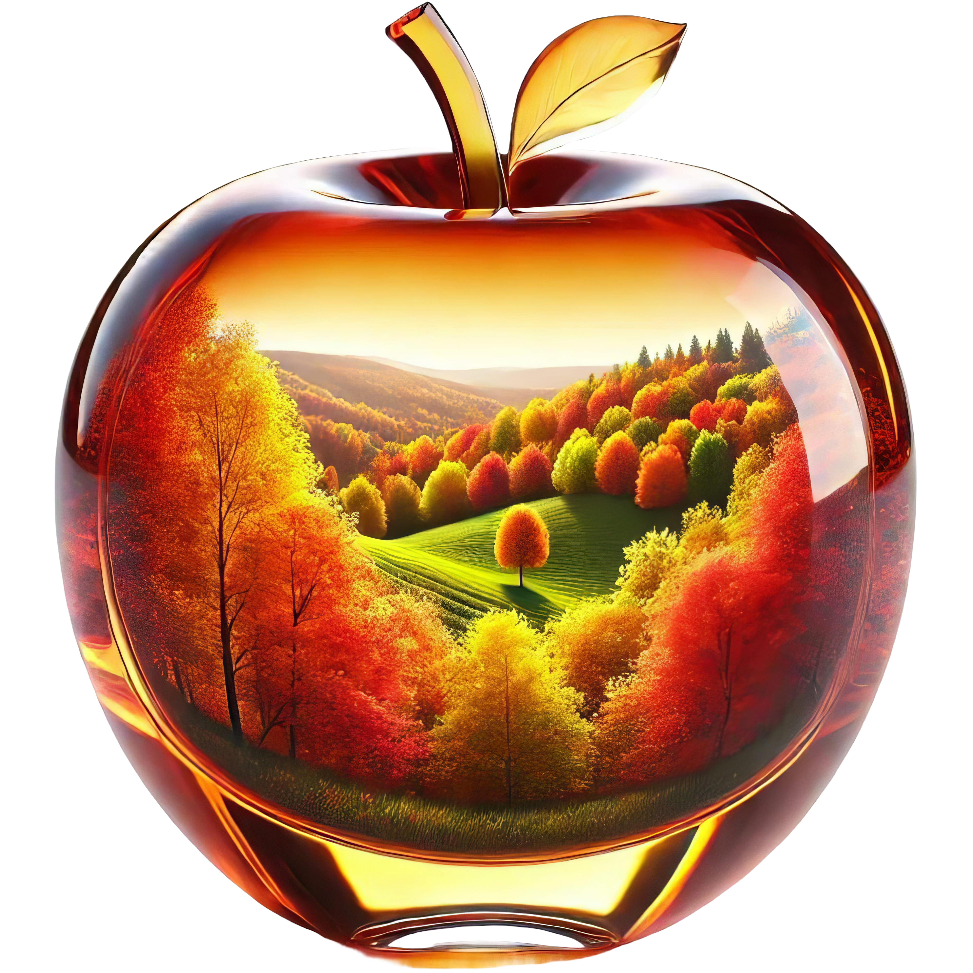 Autumn in an Apple Heat Transfer