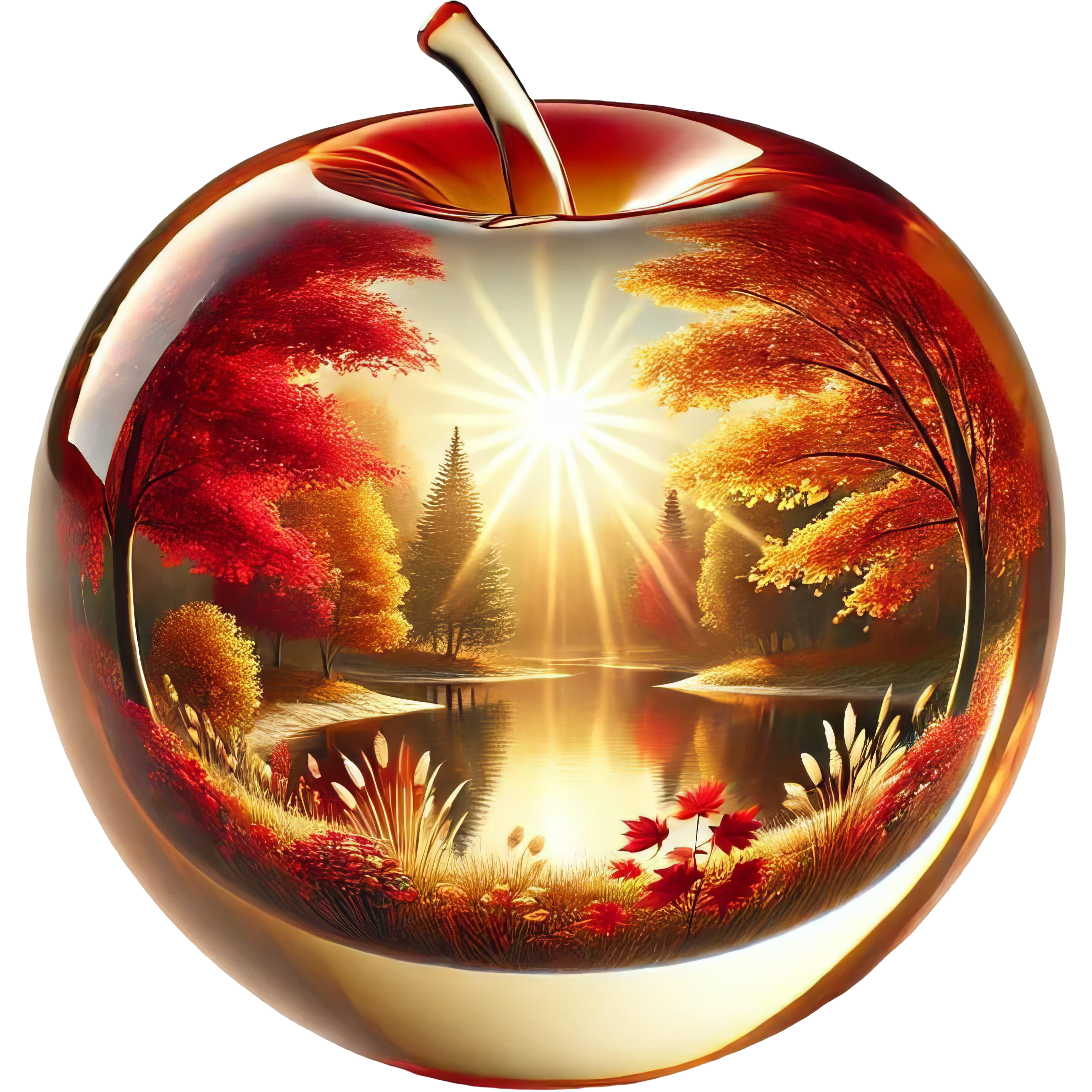 Autumn in an Apple Heat Transfer