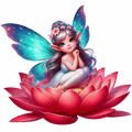 Floral Fairies Heat Transfer