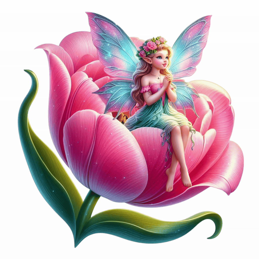 Floral Fairies Heat Transfer
