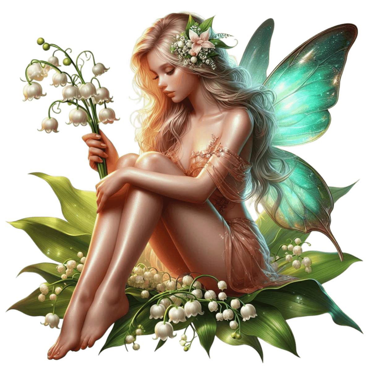 Floral Fairies Heat Transfer