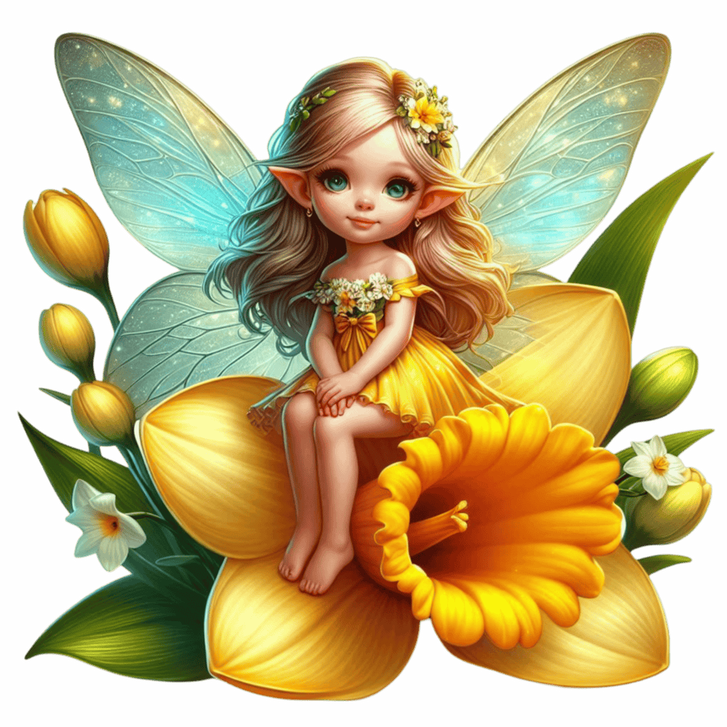 Floral Fairies Heat Transfer