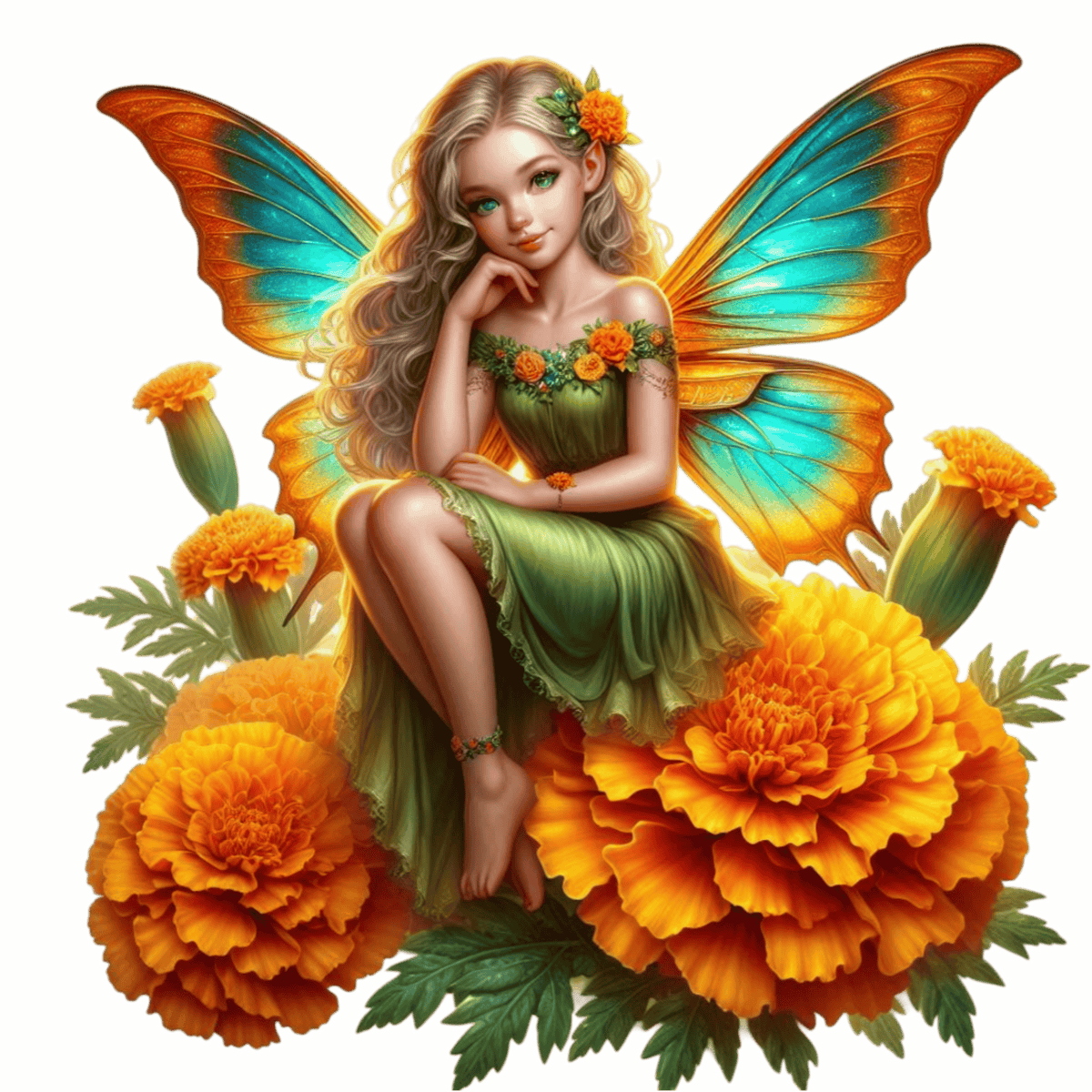 Floral Fairies Heat Transfer