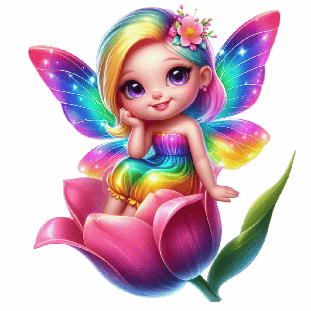 Floral Fairies Heat Transfer