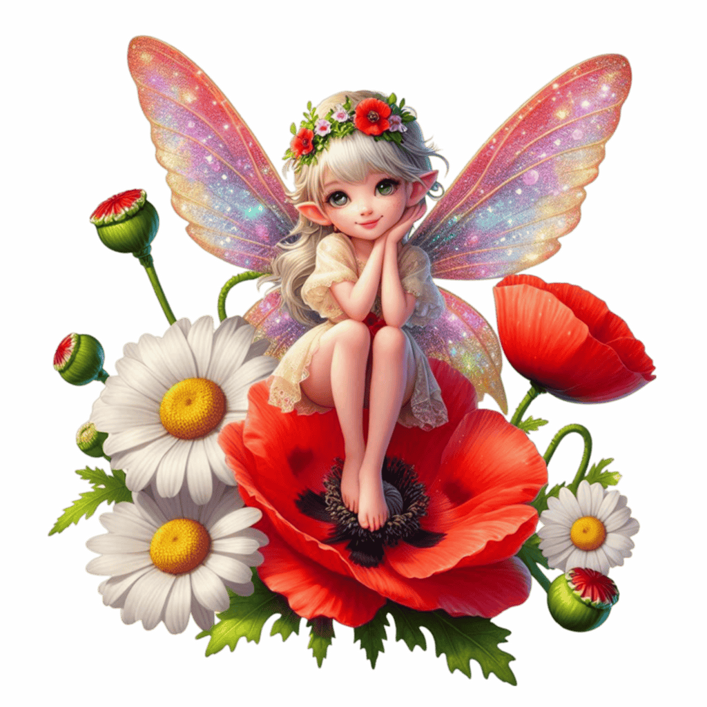 Floral Fairies Heat Transfer