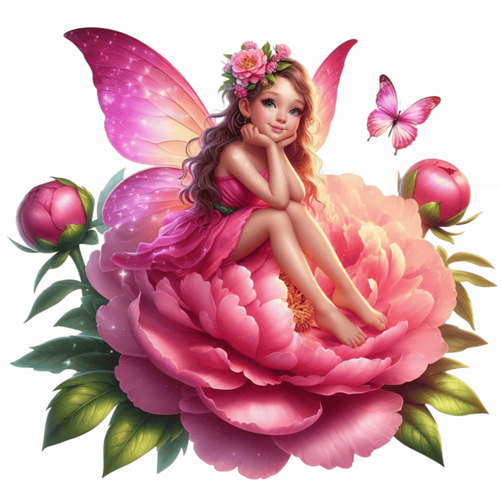 Floral Fairies Heat Transfer