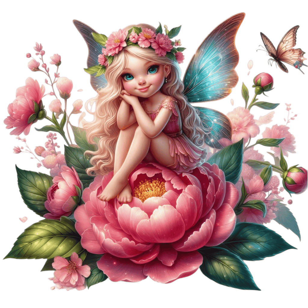 Floral Fairies Heat Transfer