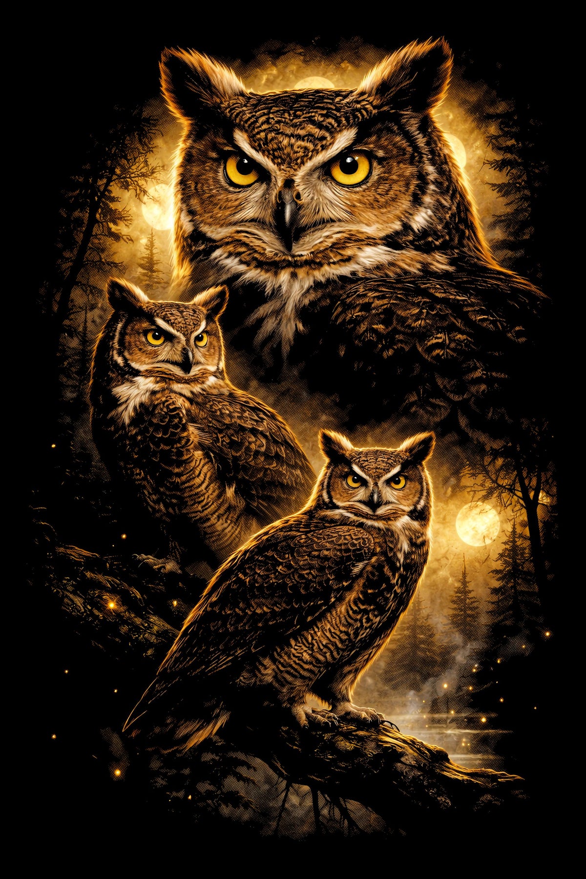 Mixed Designs Heat Transfer Black Only