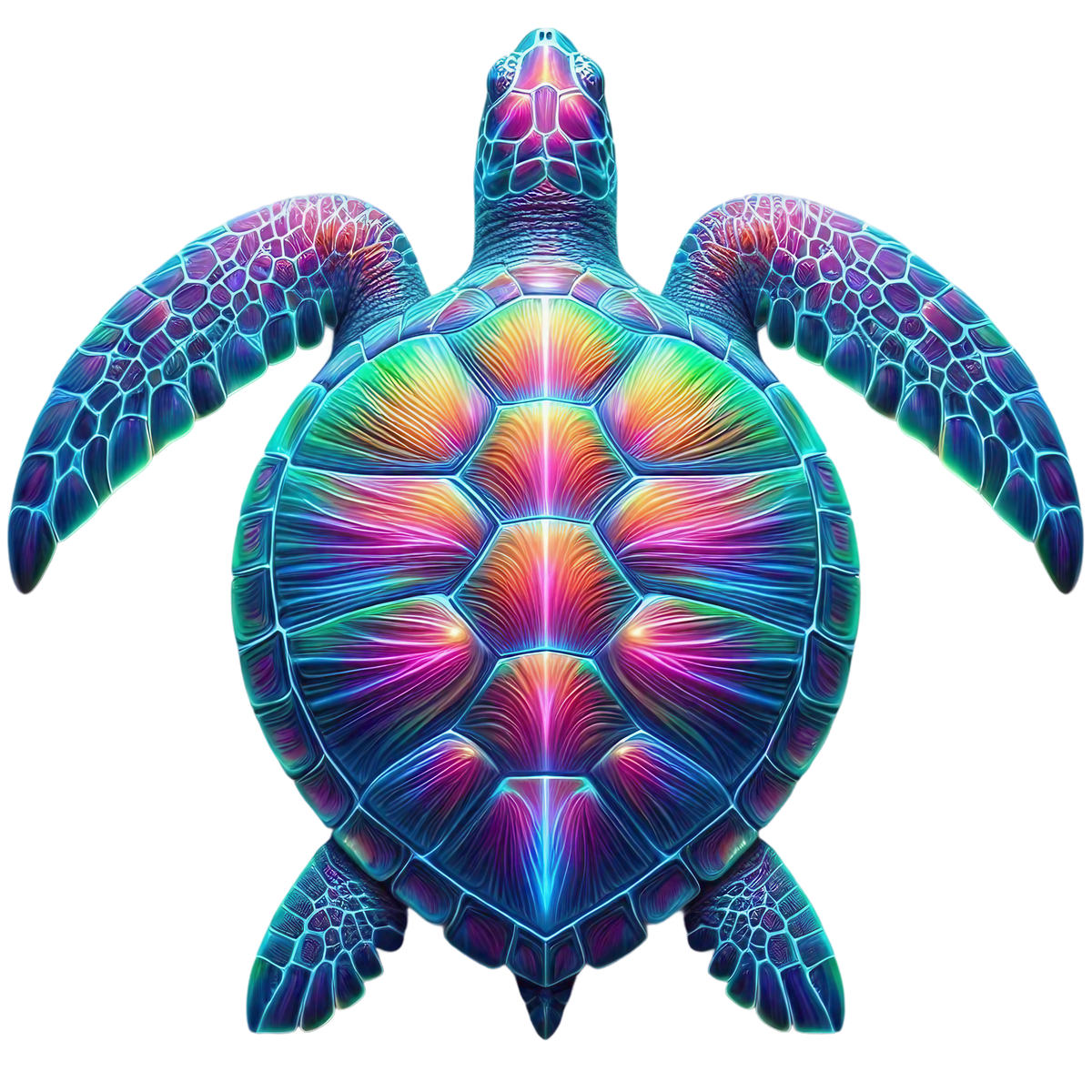 10 Turtles Graphic T-shirt S-5X