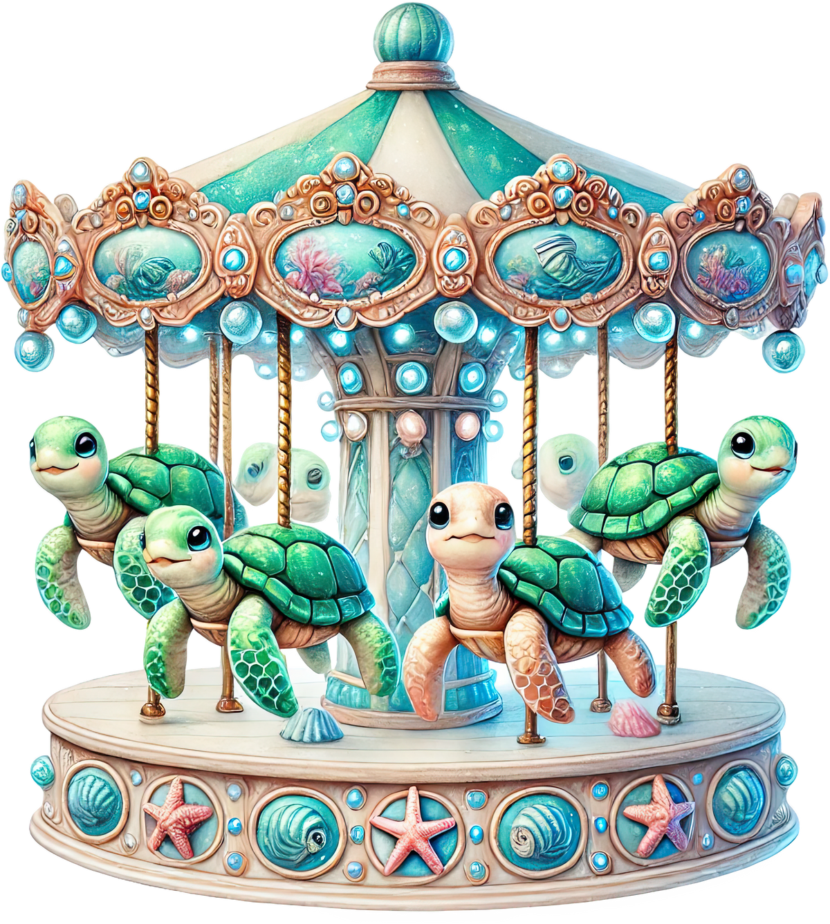 Animal Carousels Heat Transfer