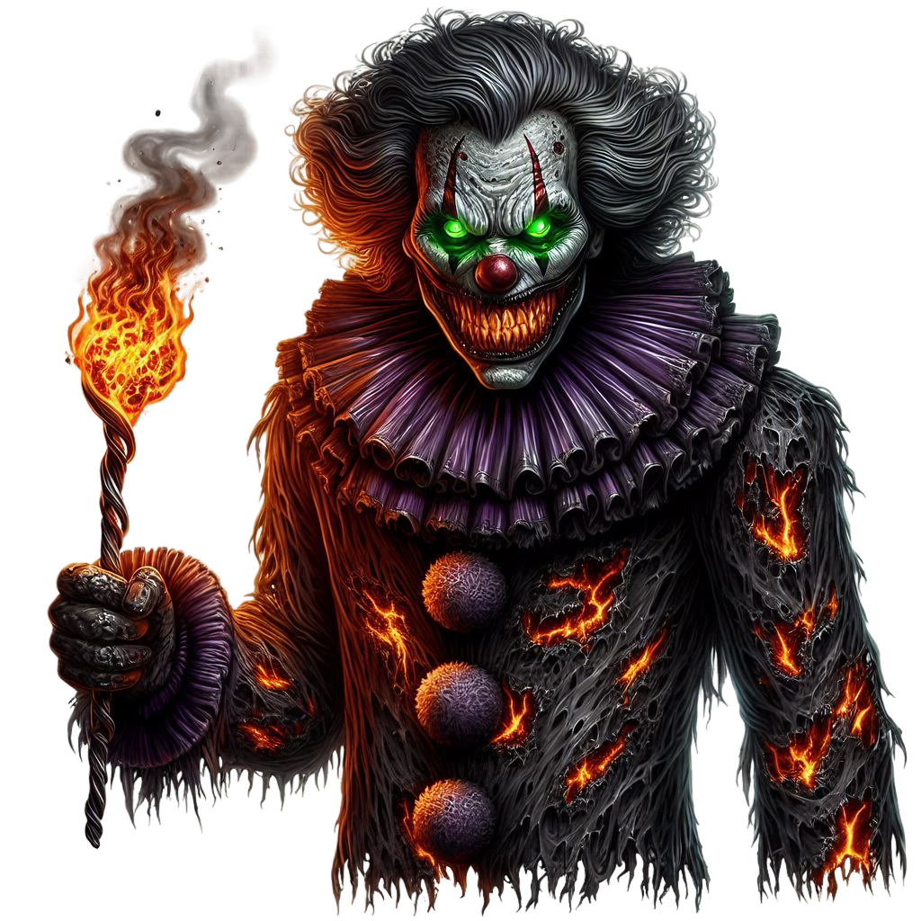 Spooky Clowns Heat Transfer