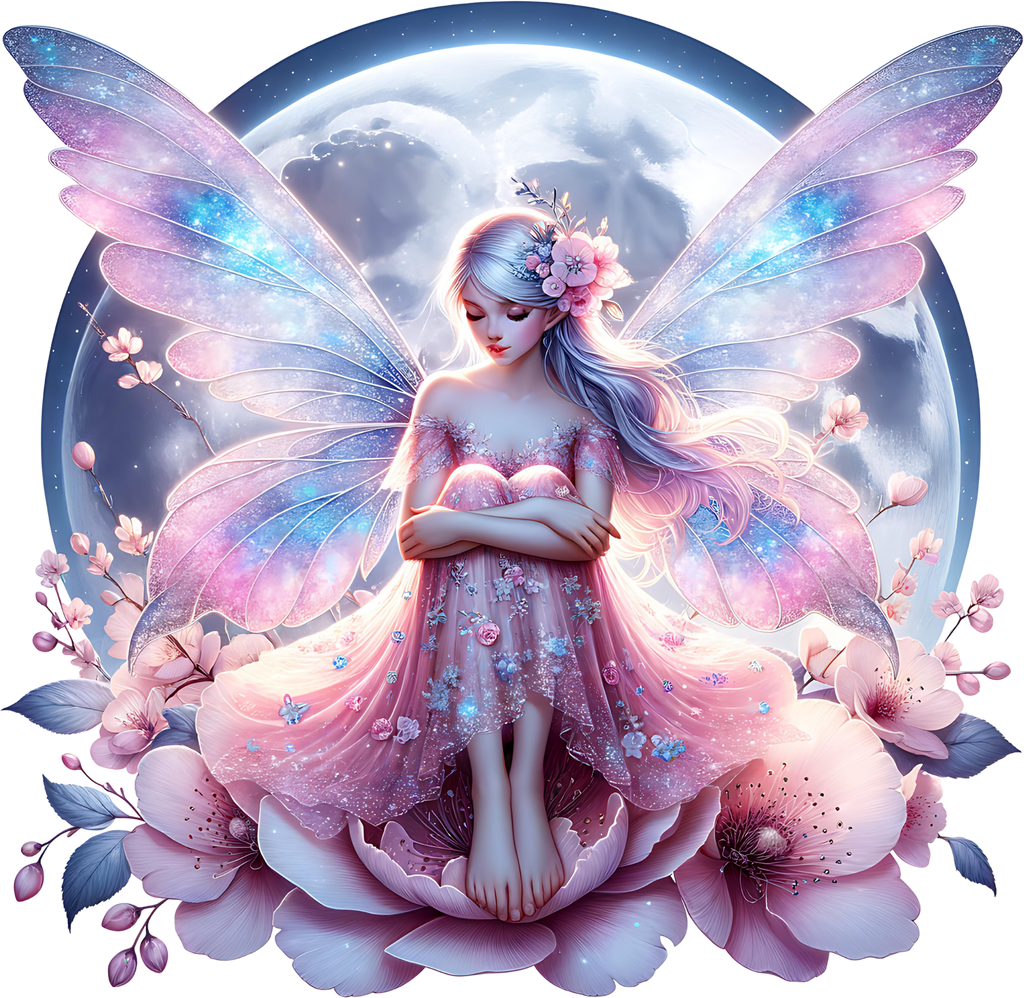 Romantasy Moon Fairy Heat Transfer