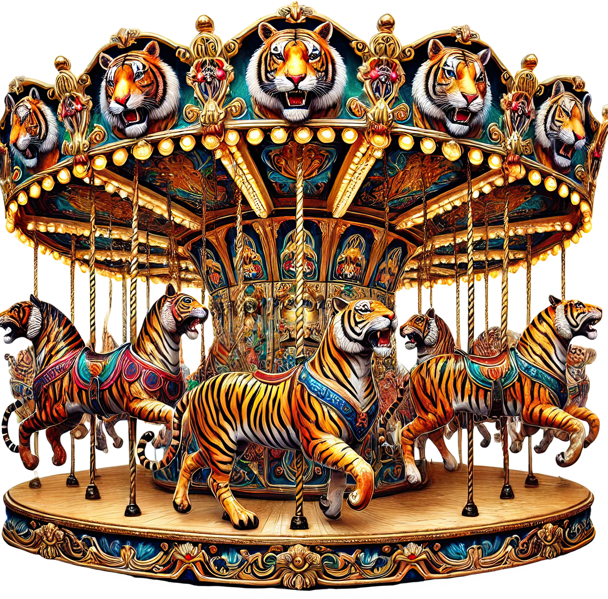Animal Carousels Heat Transfer