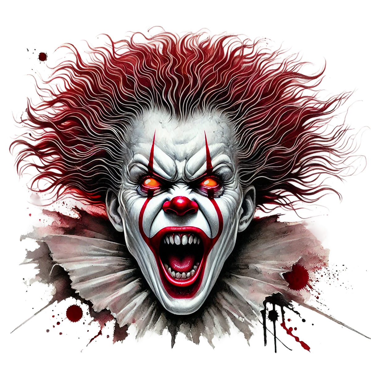 Psycho Clowns Heat Transfer
