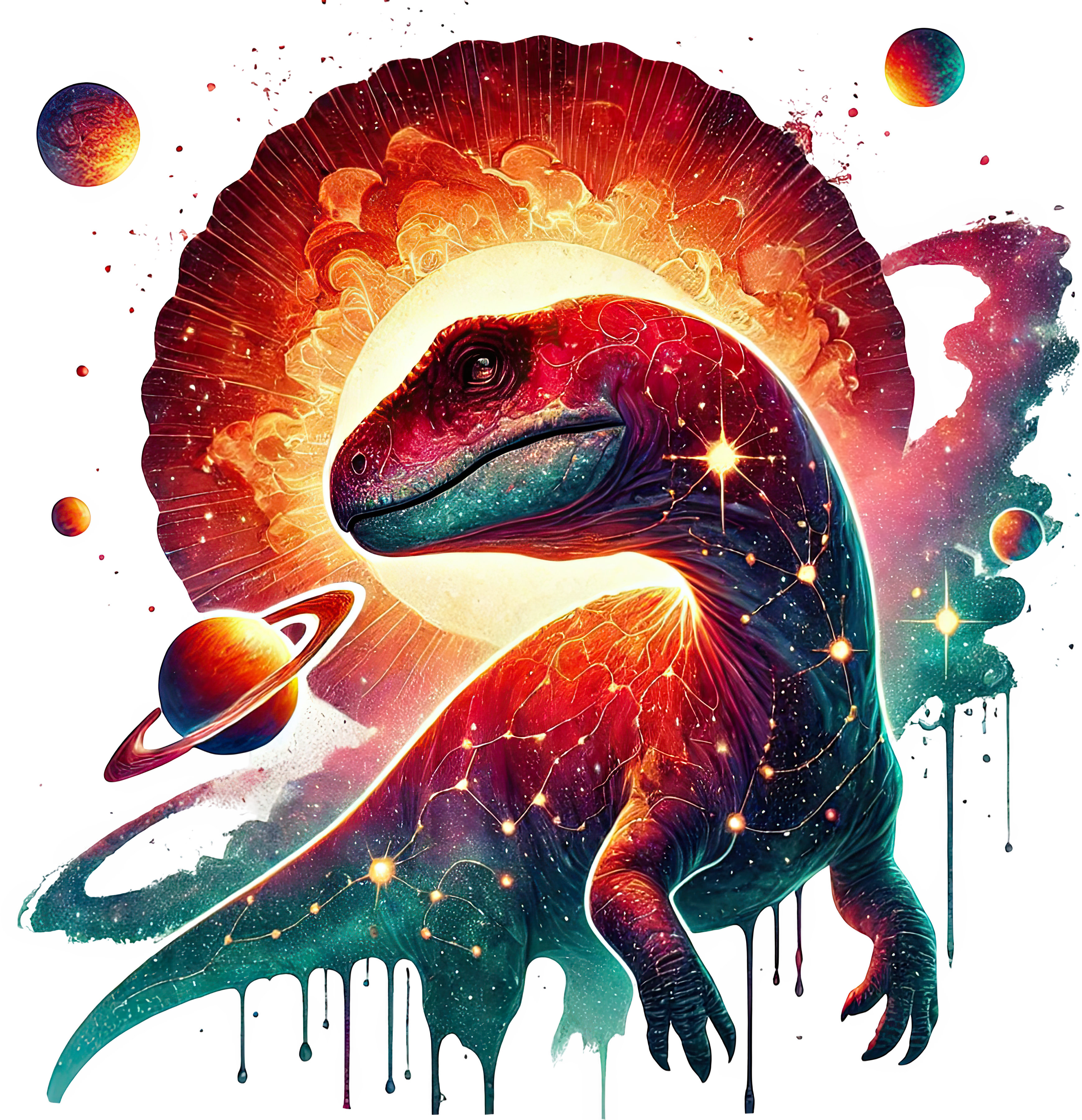 Cosmic Dinosaurs Heat Transfer