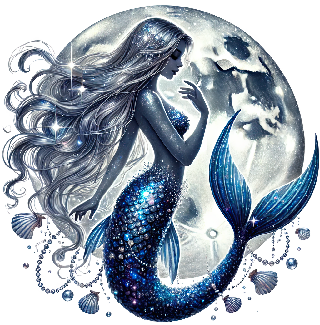 Mystic Mermaids Graphic T-shirt S-5X