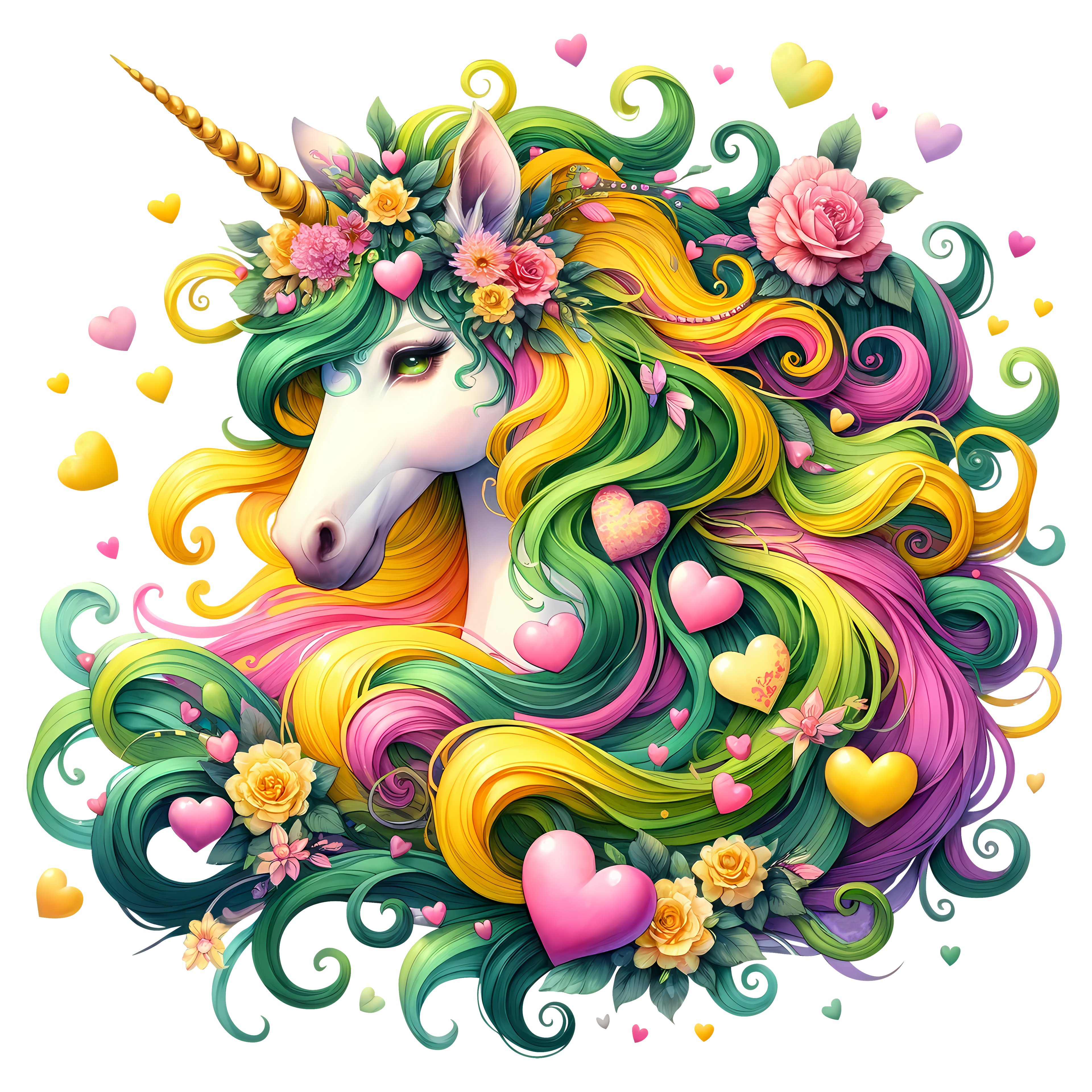 Unicorns and Hearts Heat Transfer