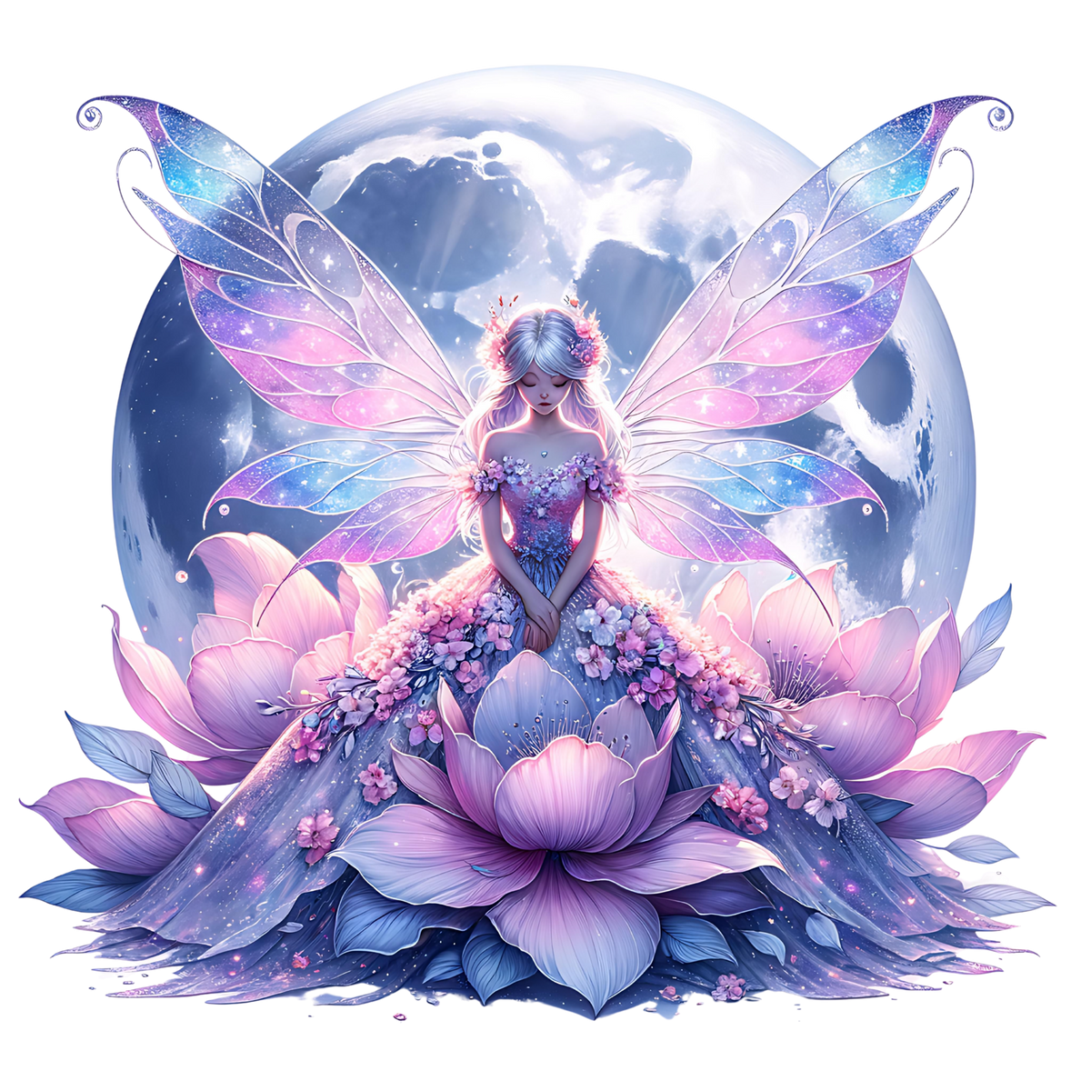Romantasy Moon Fairy Heat Transfer
