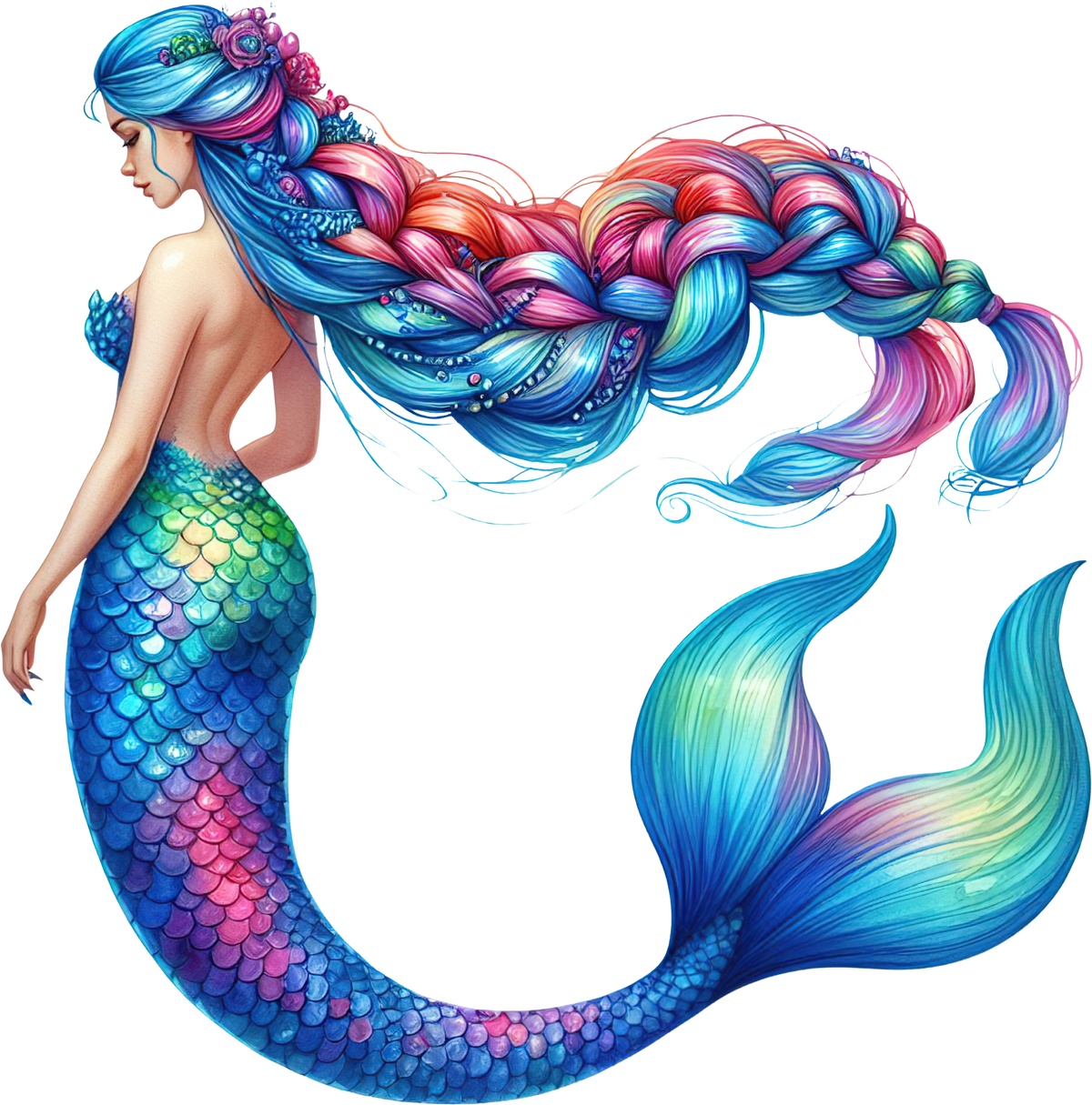 Beautiful Mermaids Heat Transfer