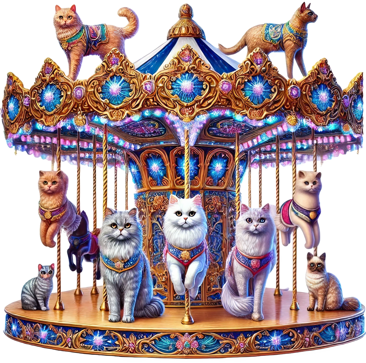 Animal Carousels Heat Transfer