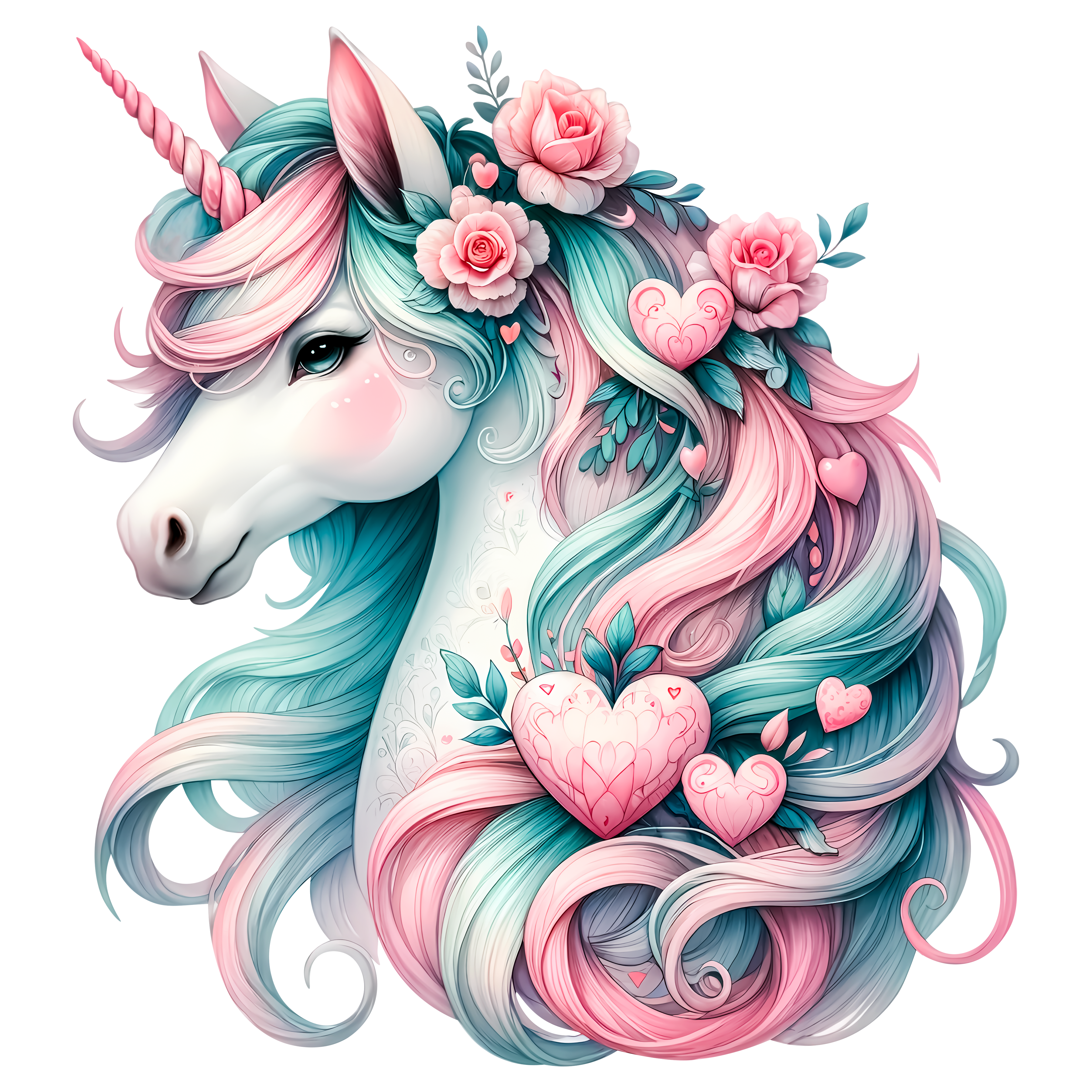 Unicorns and Hearts Heat Transfer