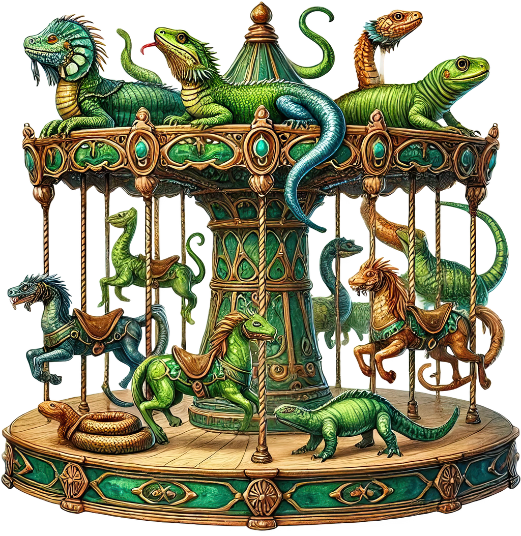 Animal Carousels Heat Transfer