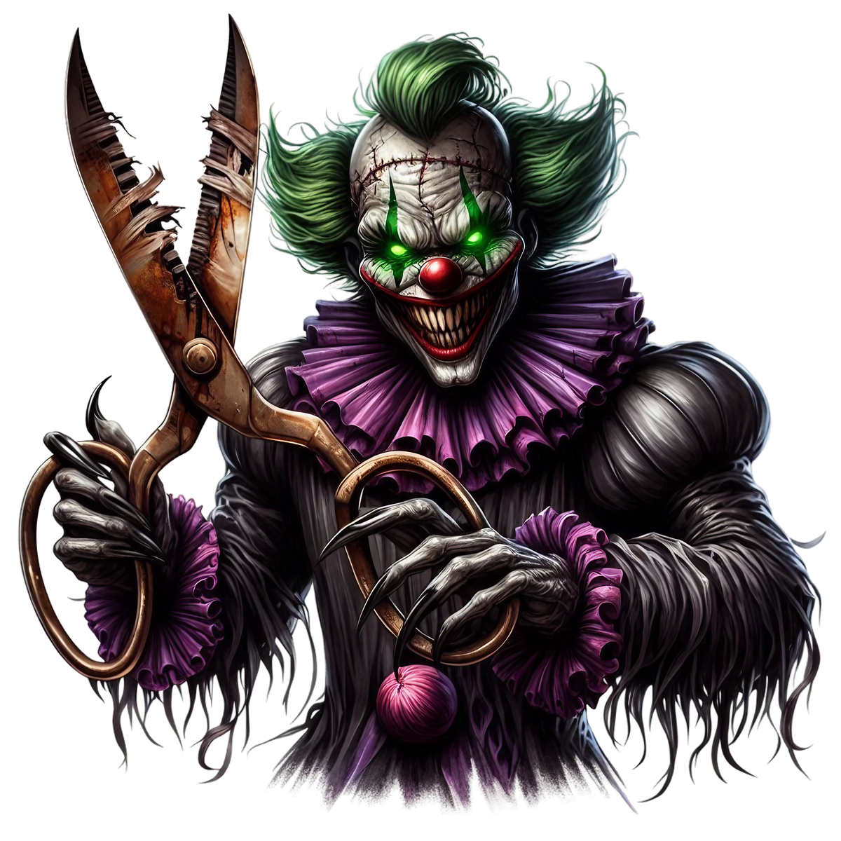 Spooky Clowns Heat Transfer
