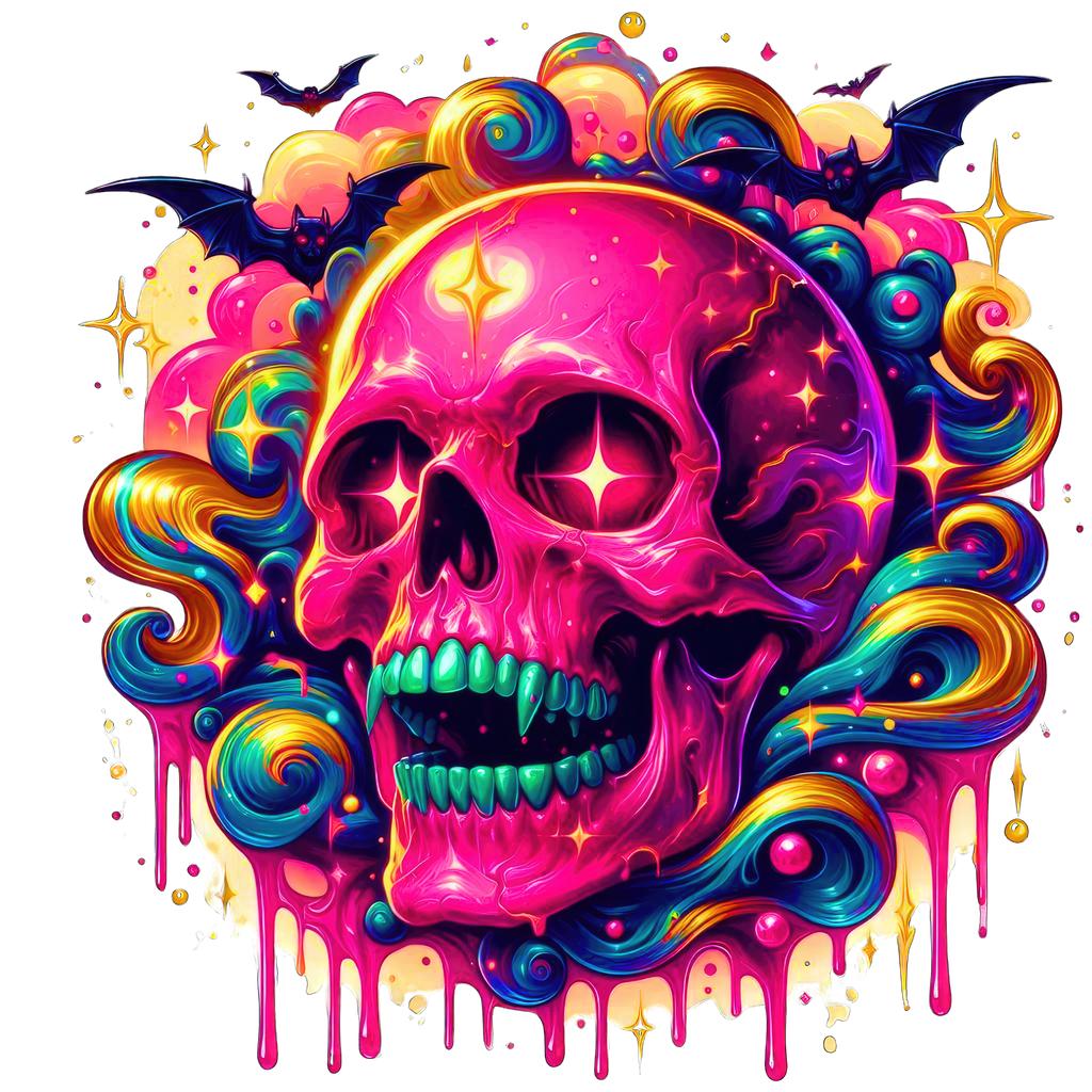 Horror Skulls Graphic T-shirt S-5X