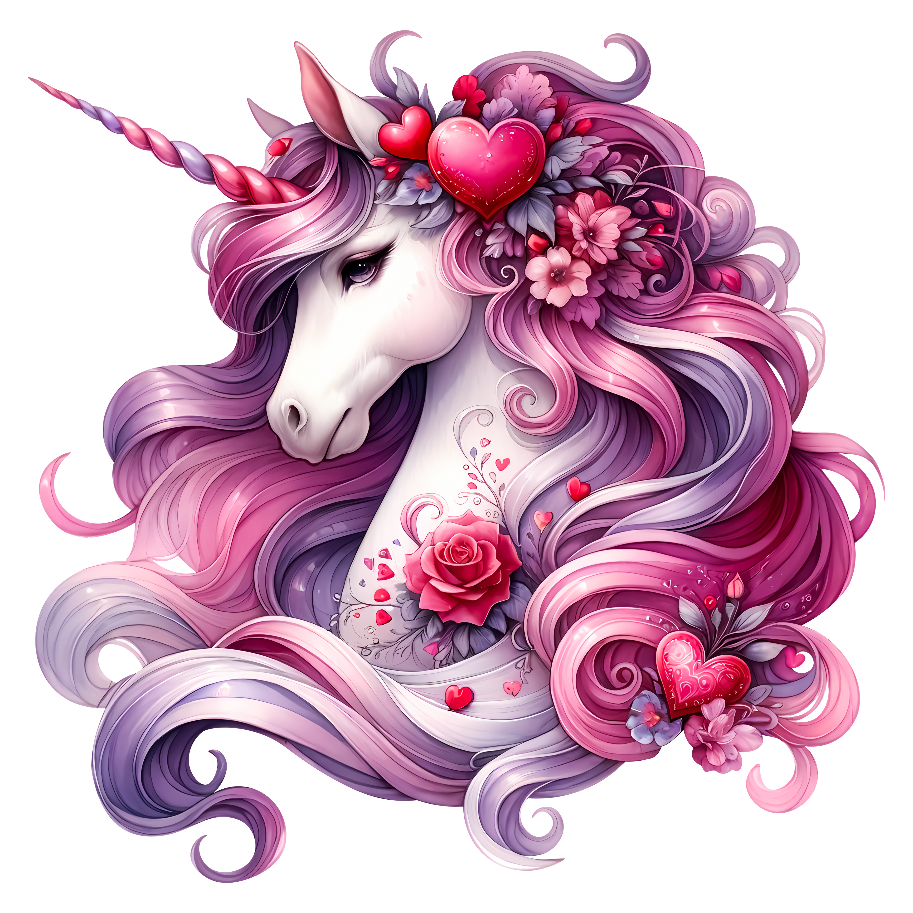 Unicorns and Hearts Heat Transfer