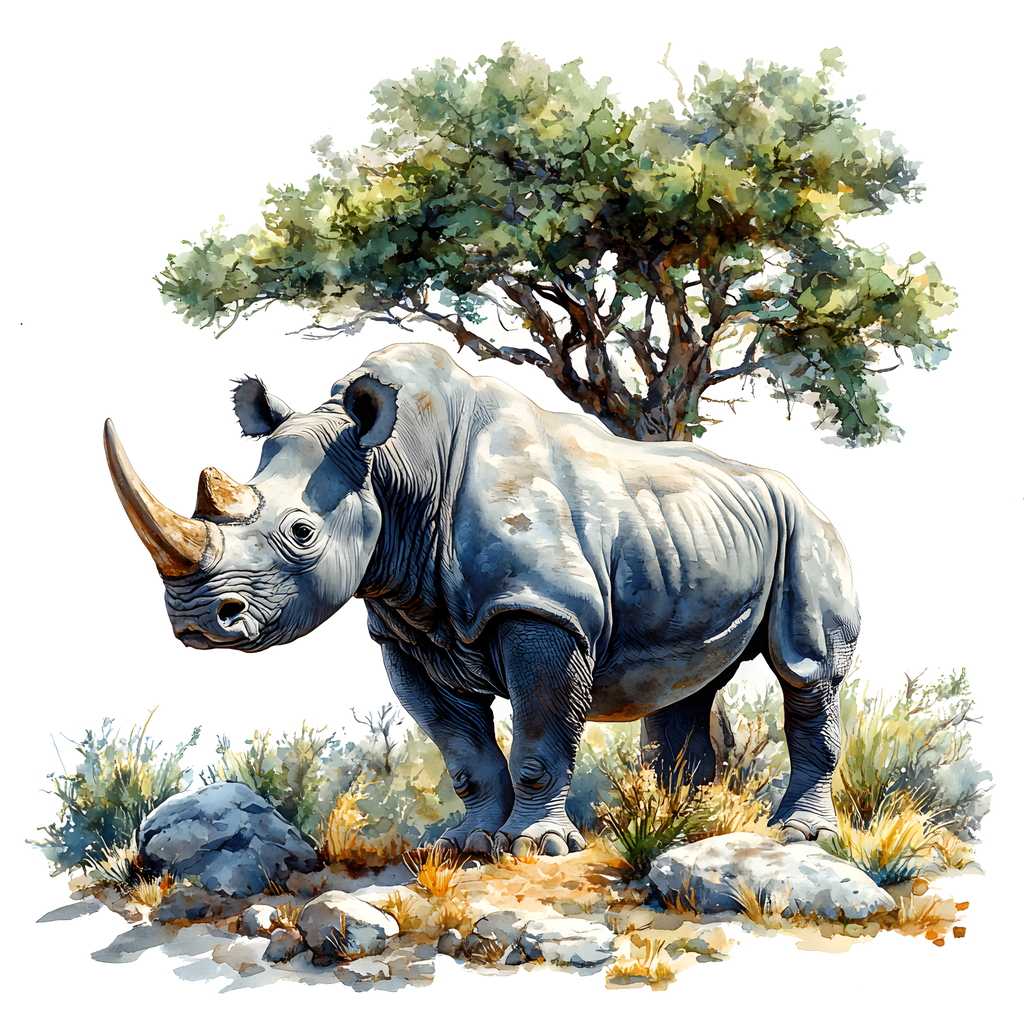 African Safari Animals Heat Transfer