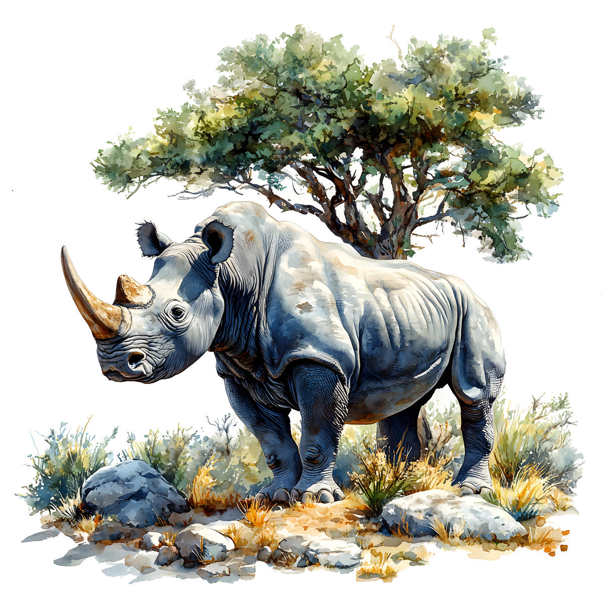 African Safari Animals Heat Transfer