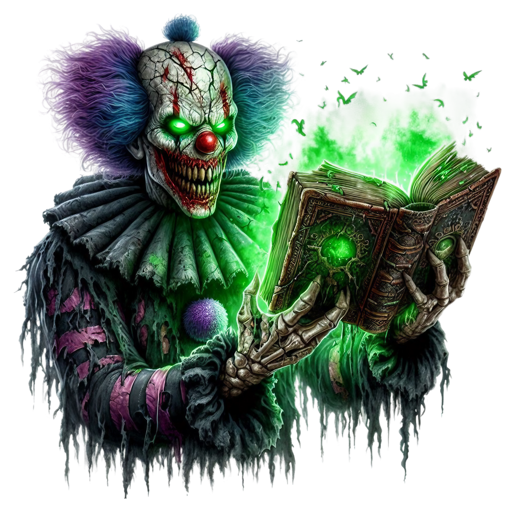 Spooky Clowns Heat Transfer