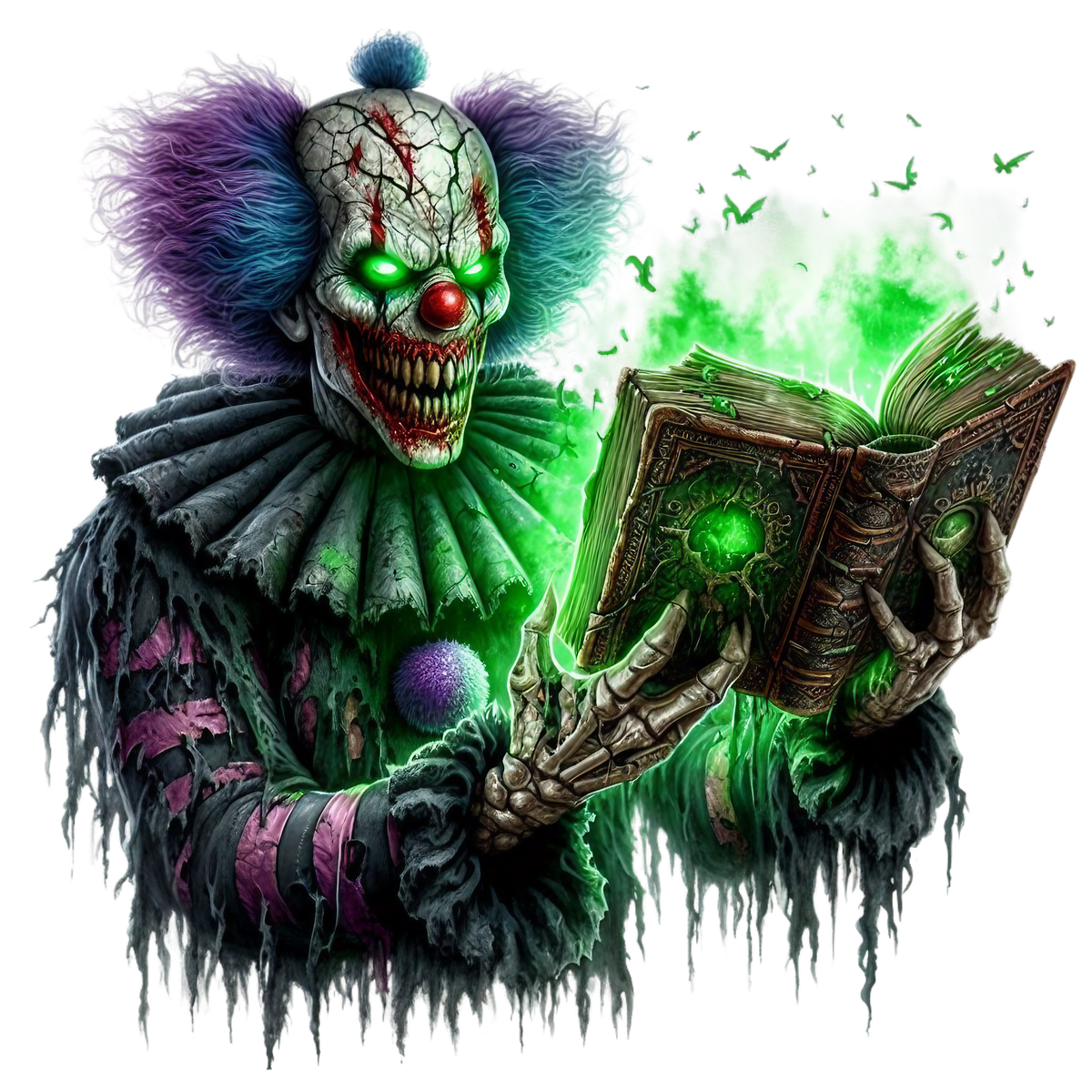 Spooky Clowns Heat Transfer