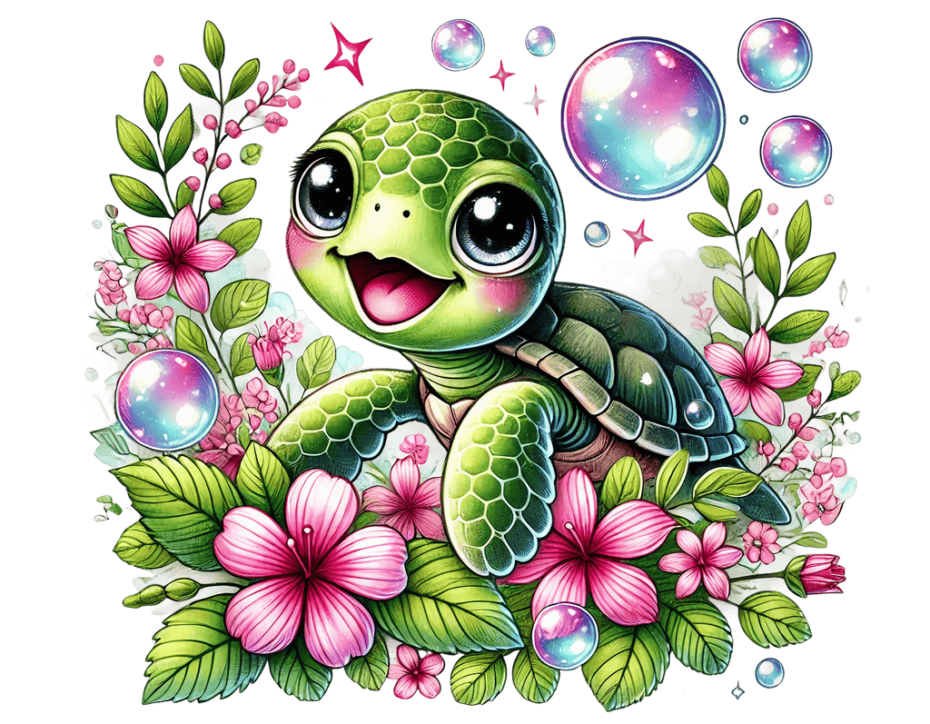 Baby Sea Turtles P1 Heat Transfer