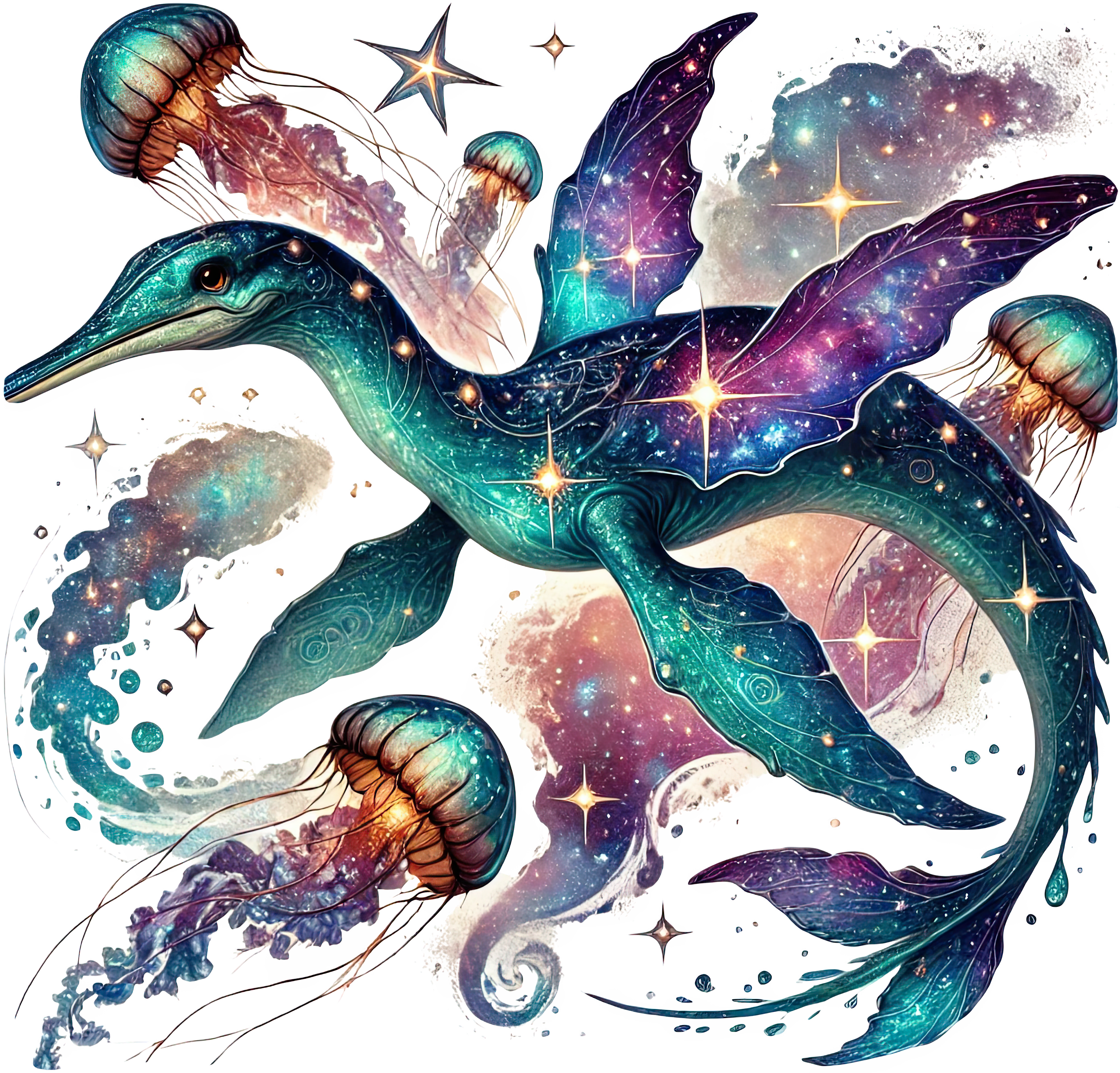 Cosmic Dinosaurs Heat Transfer