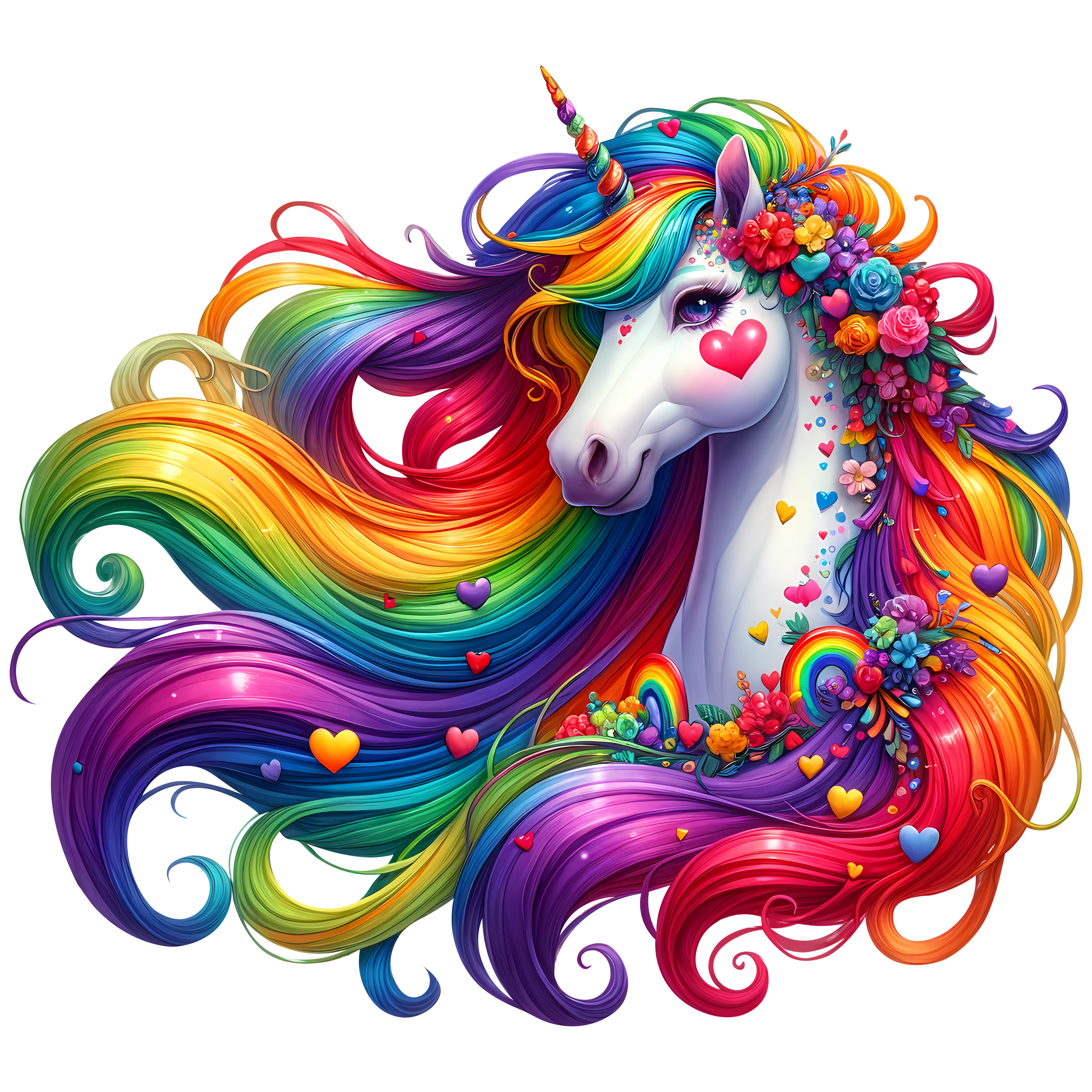 Unicorns and Hearts Heat Transfer