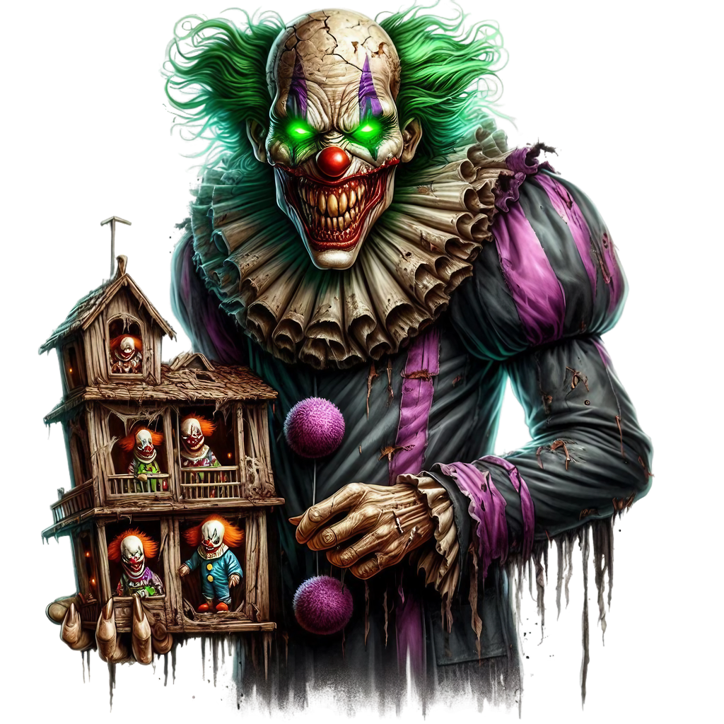 Spooky Clowns Heat Transfer