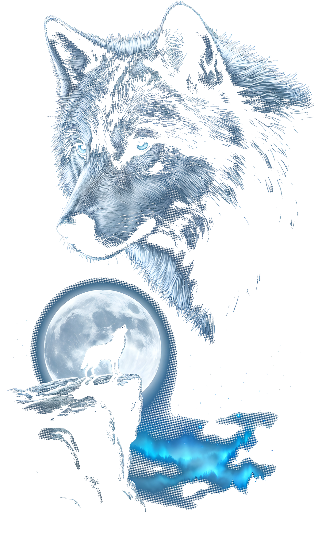 Fantasy Creatures & Wild Animals Graphic T-shirt S-5X Black Only