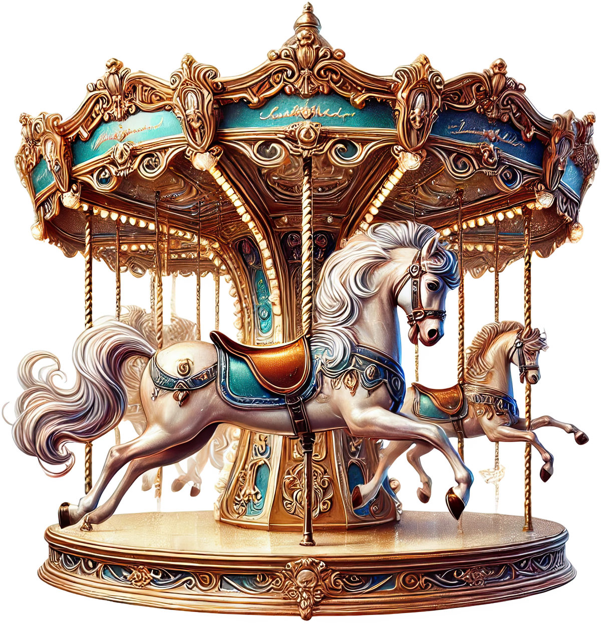 Animal Carousels Heat Transfer