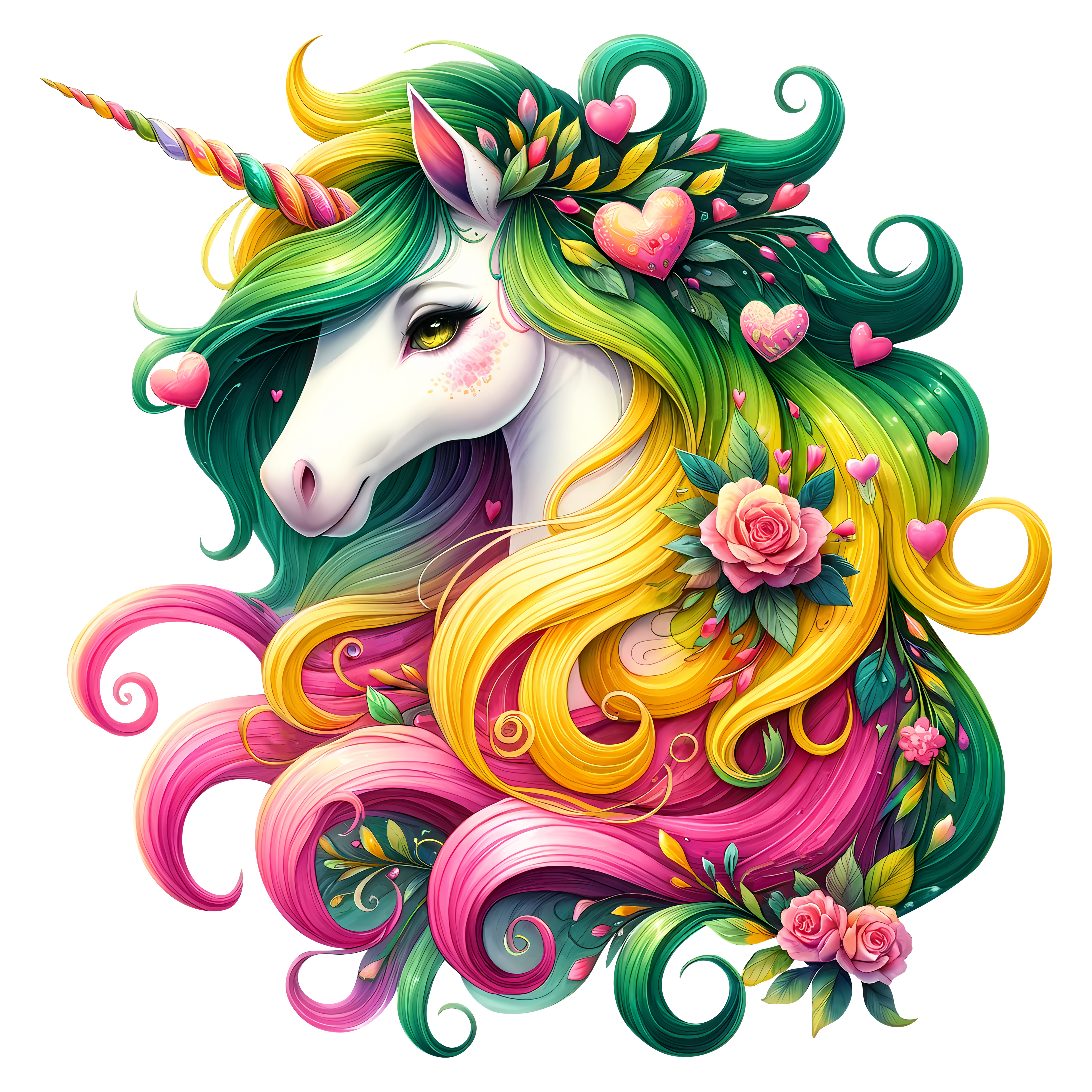 Unicorns and Hearts Heat Transfer