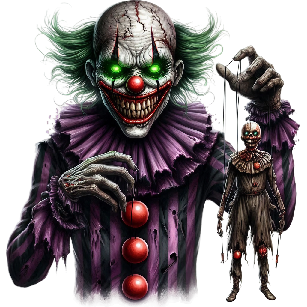Spooky Clowns Heat Transfer