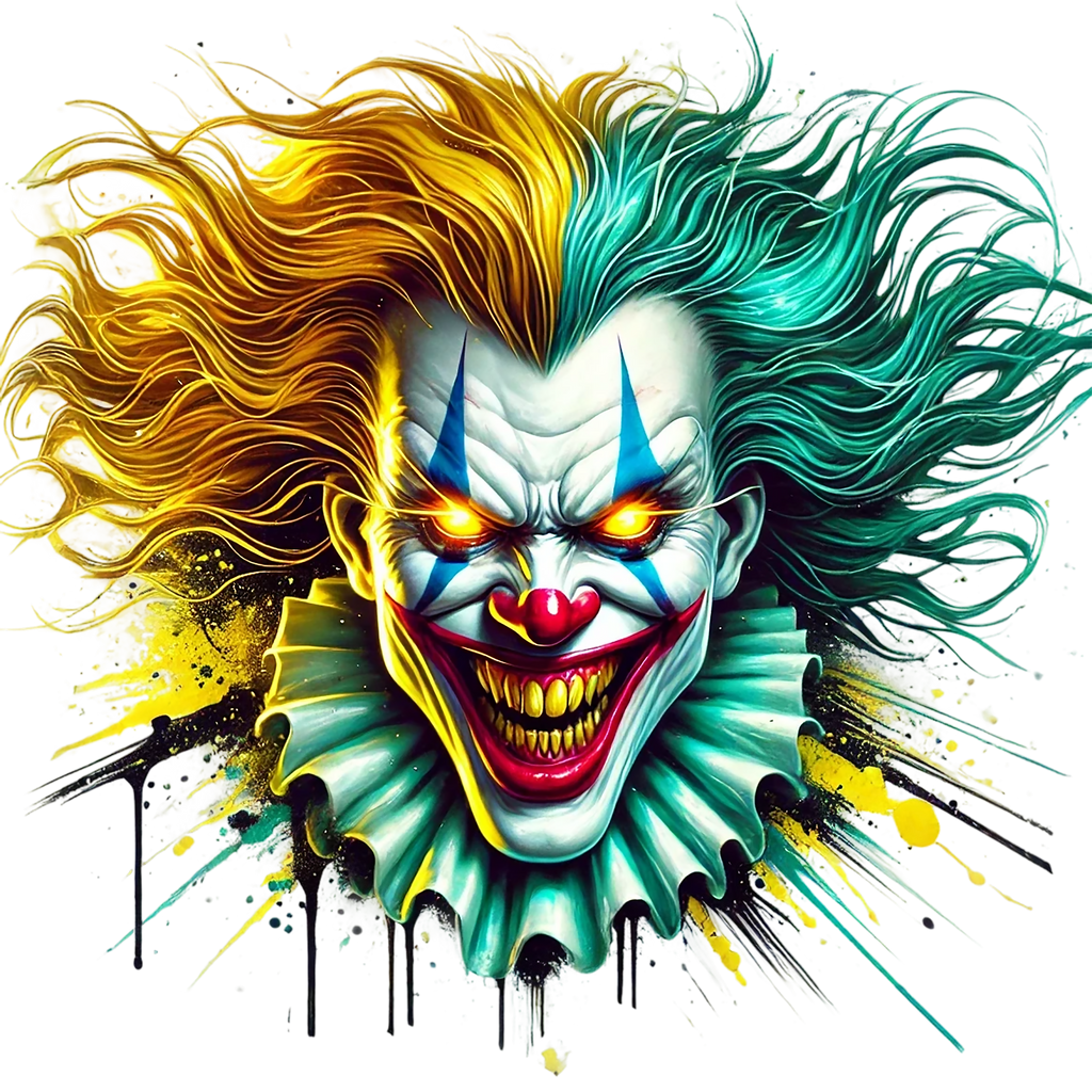 Psycho Clowns Heat Transfer