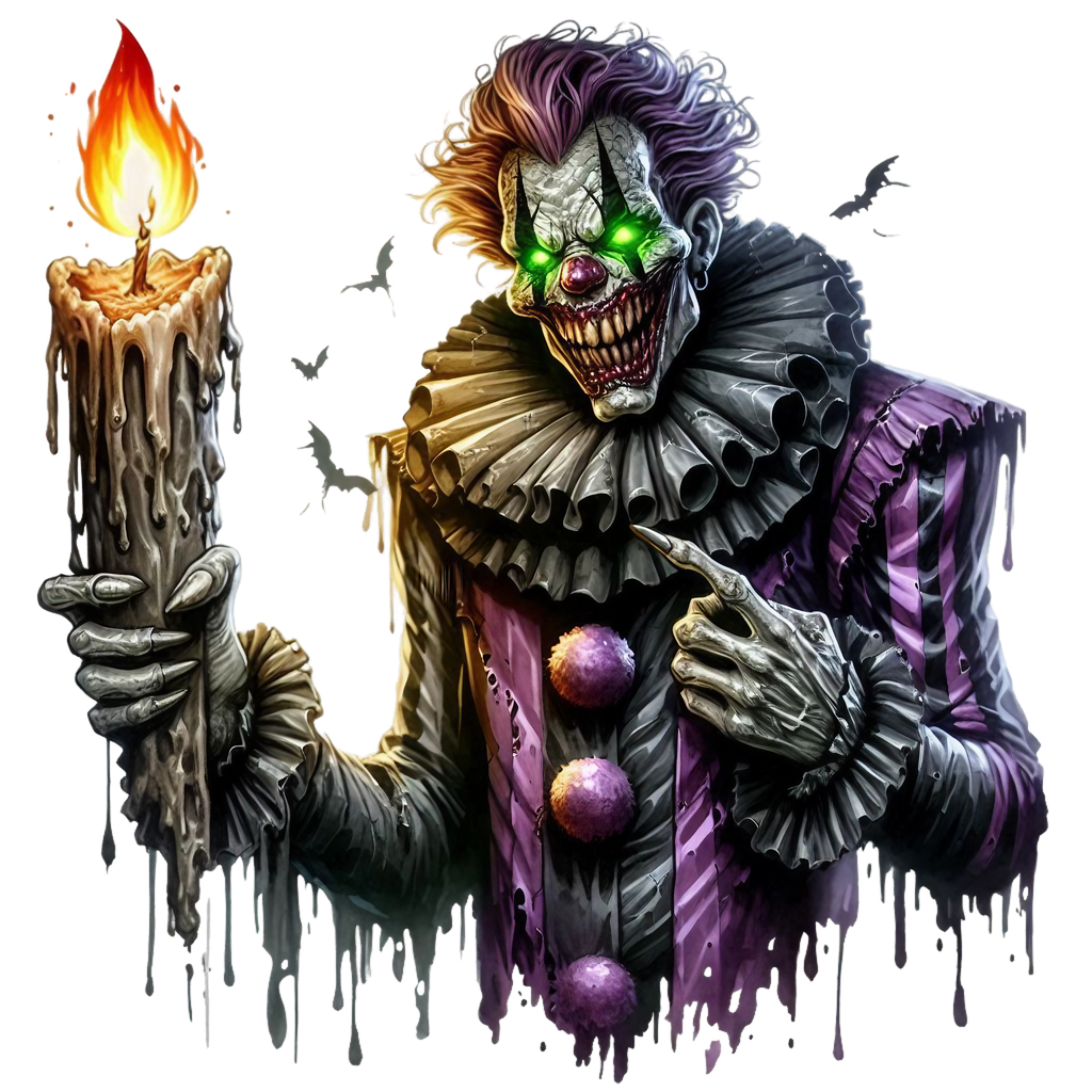 Spooky Clowns Heat Transfer