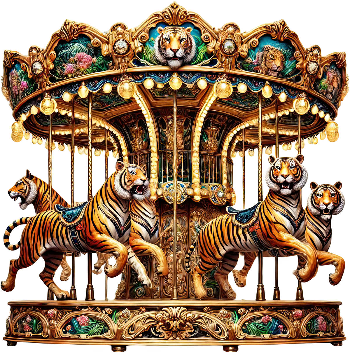 Animal Carousels Heat Transfer