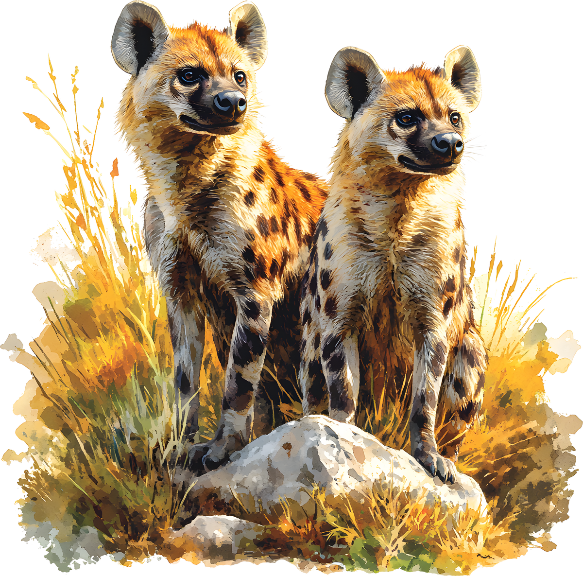 African Safari Animals Heat Transfer