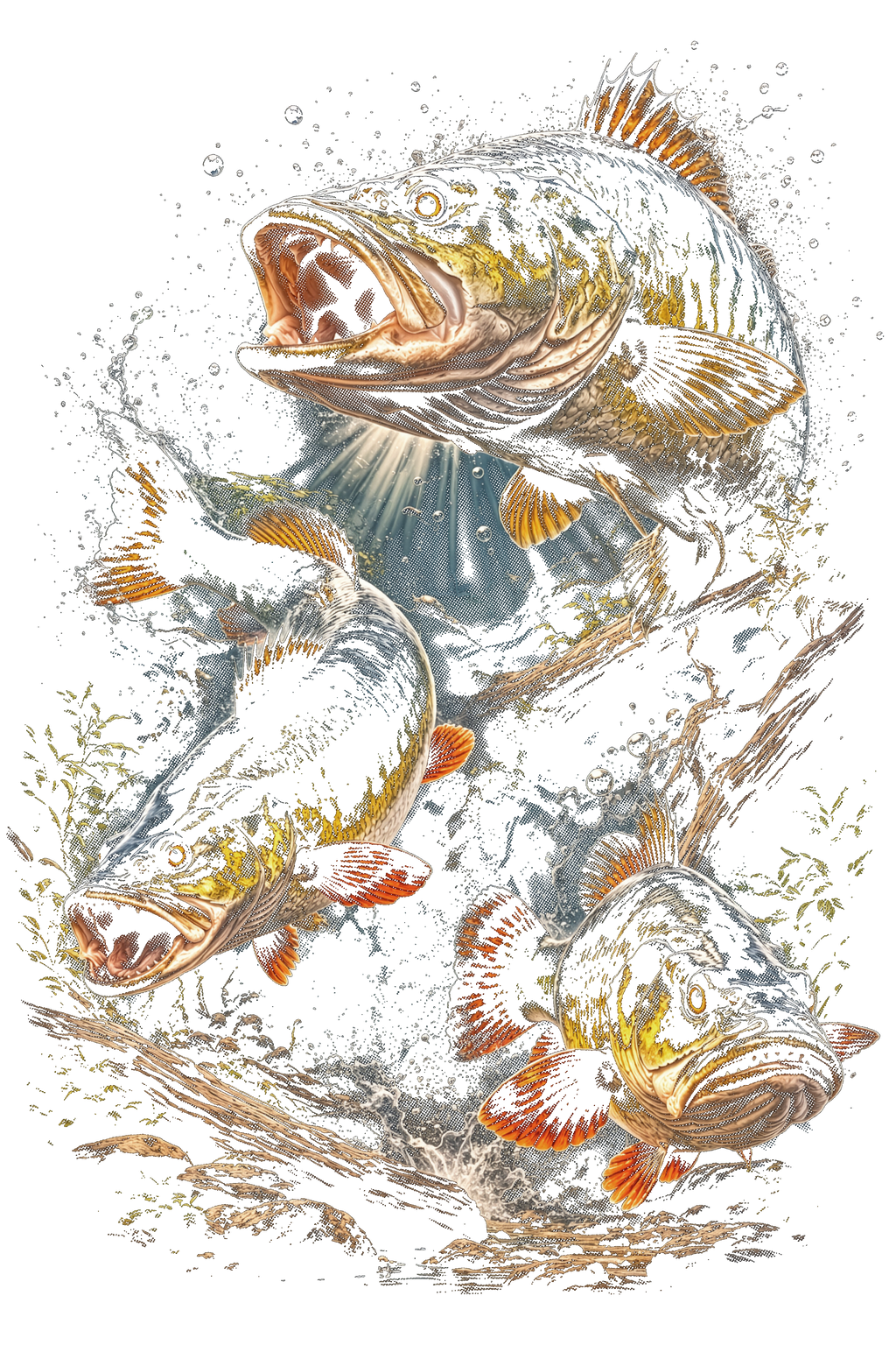 Fantasy Creatures & Wild Animals Graphic T-shirt S-5X Black Only